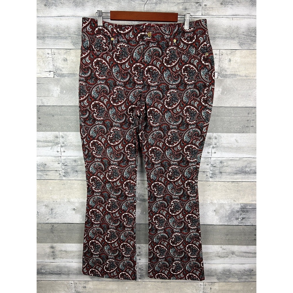 IMAN Paisley Pants 12